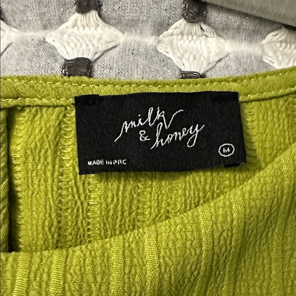 Lime Green Crop Top - Picture 2 of 3